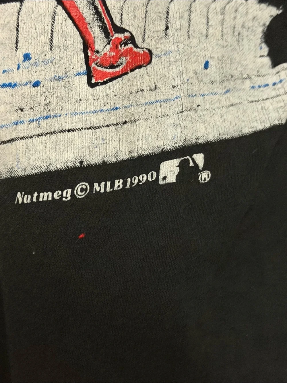 Vintage Cincinnati Reds 1990 World Series T Shirt Nutmeg Mills Large L MLB 90s
